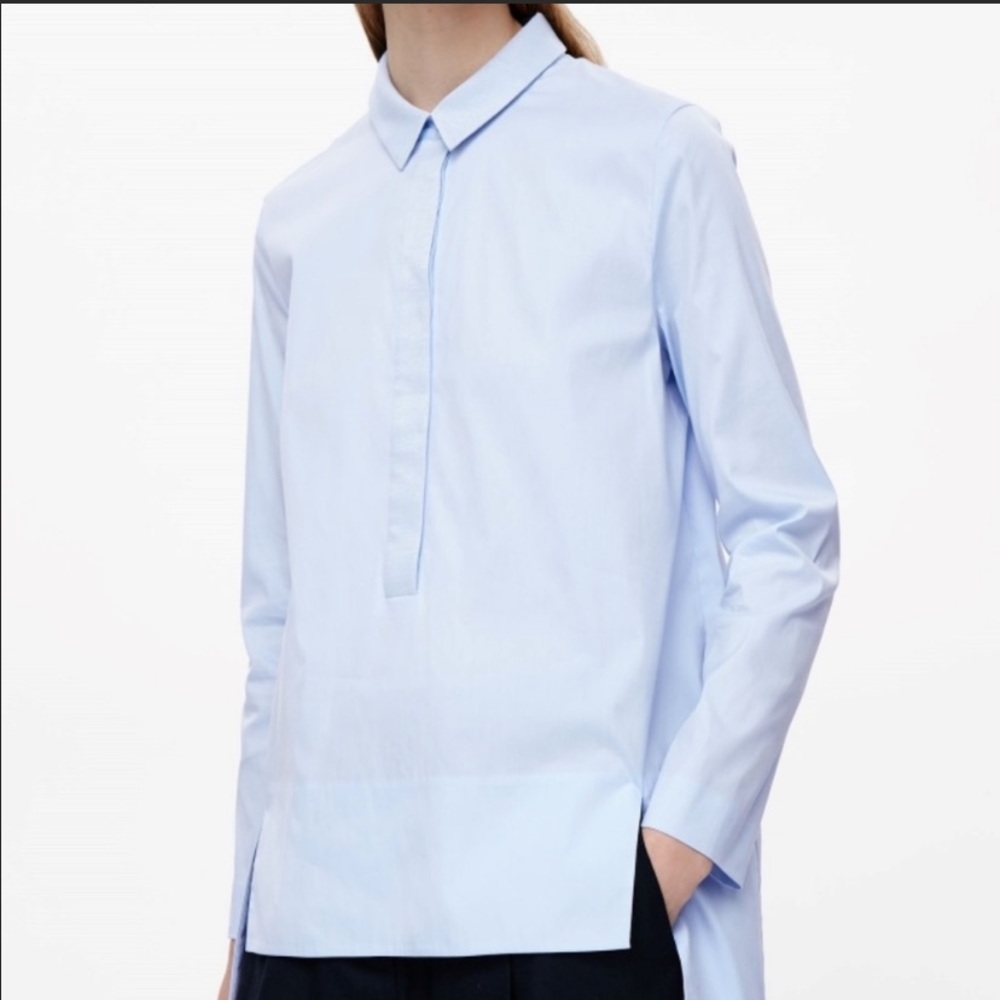 Cos pale blue shirt